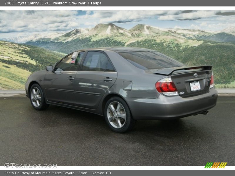 Phantom Gray Pearl / Taupe 2005 Toyota Camry SE V6