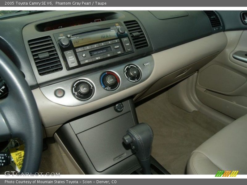 Phantom Gray Pearl / Taupe 2005 Toyota Camry SE V6
