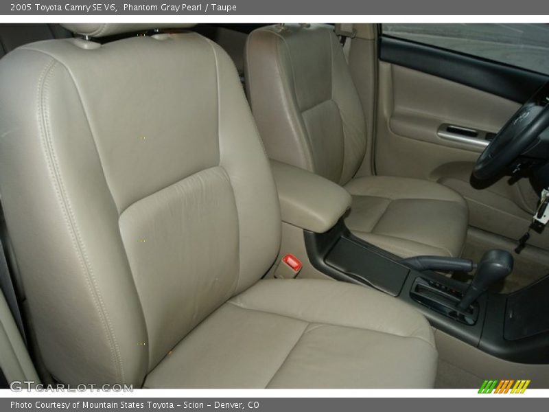 Phantom Gray Pearl / Taupe 2005 Toyota Camry SE V6