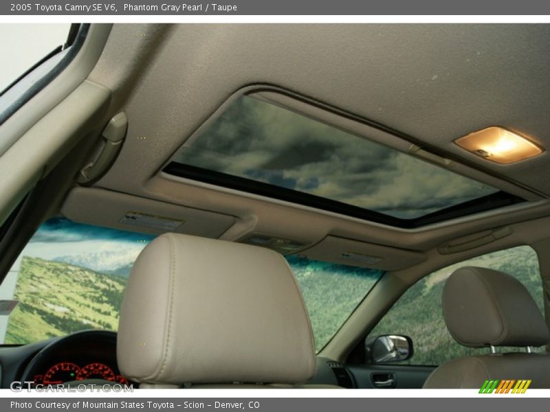 Phantom Gray Pearl / Taupe 2005 Toyota Camry SE V6