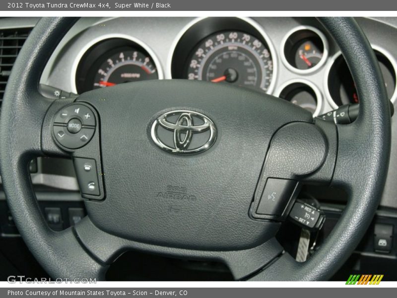 Super White / Black 2012 Toyota Tundra CrewMax 4x4