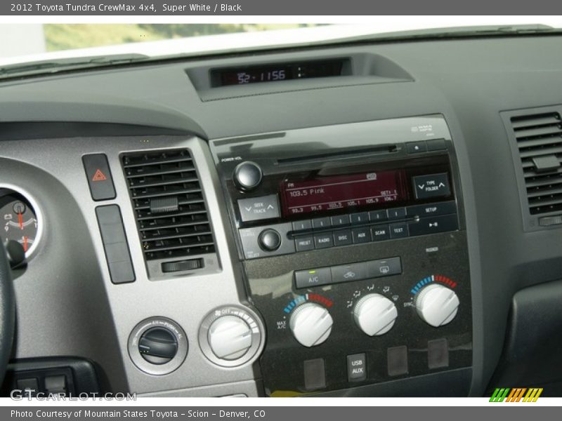 Super White / Black 2012 Toyota Tundra CrewMax 4x4