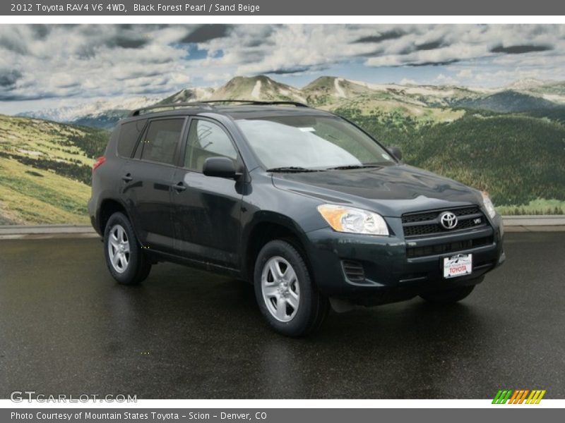 Black Forest Pearl / Sand Beige 2012 Toyota RAV4 V6 4WD