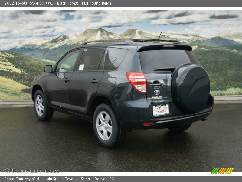 Black Forest Pearl / Sand Beige 2012 Toyota RAV4 V6 4WD