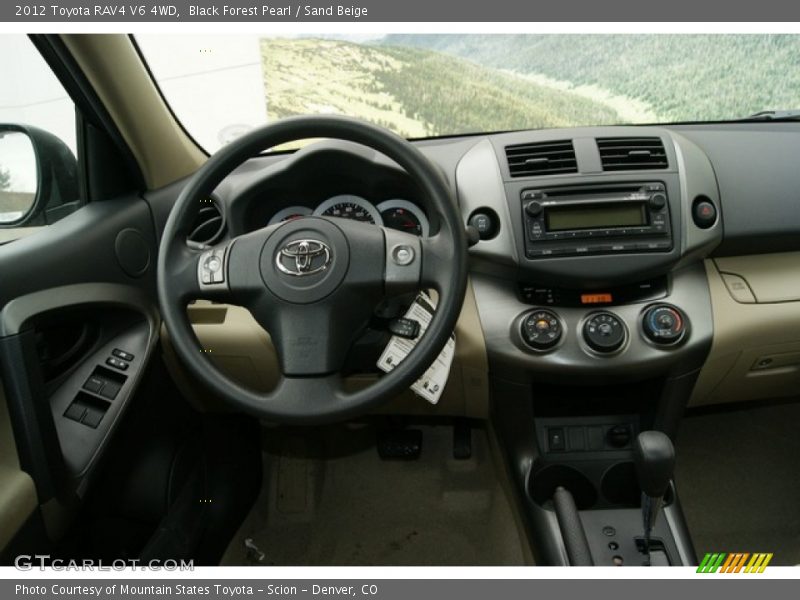 Black Forest Pearl / Sand Beige 2012 Toyota RAV4 V6 4WD