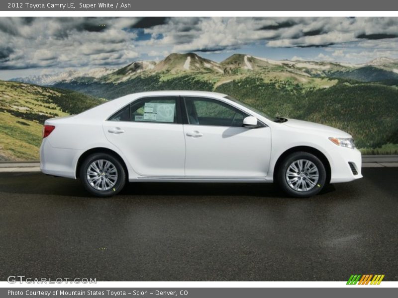 Super White / Ash 2012 Toyota Camry LE