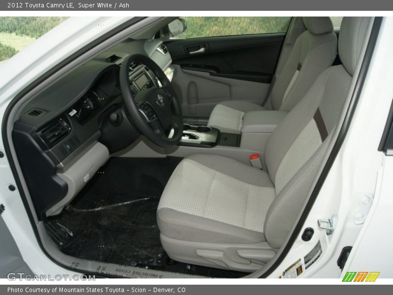 Super White / Ash 2012 Toyota Camry LE