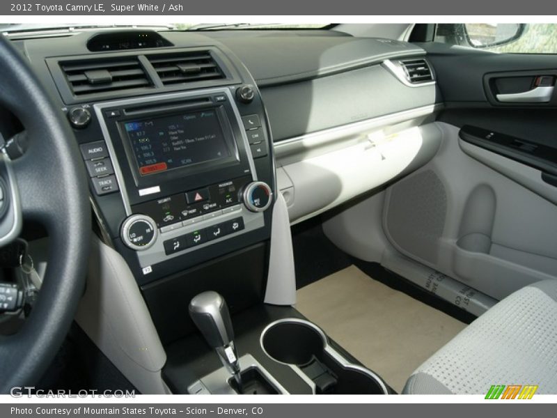 Super White / Ash 2012 Toyota Camry LE