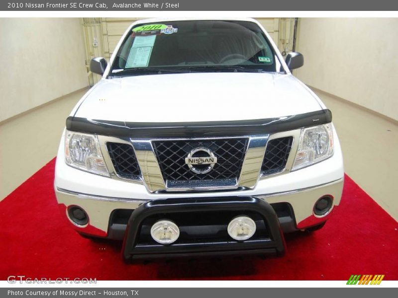 Avalanche White / Steel 2010 Nissan Frontier SE Crew Cab