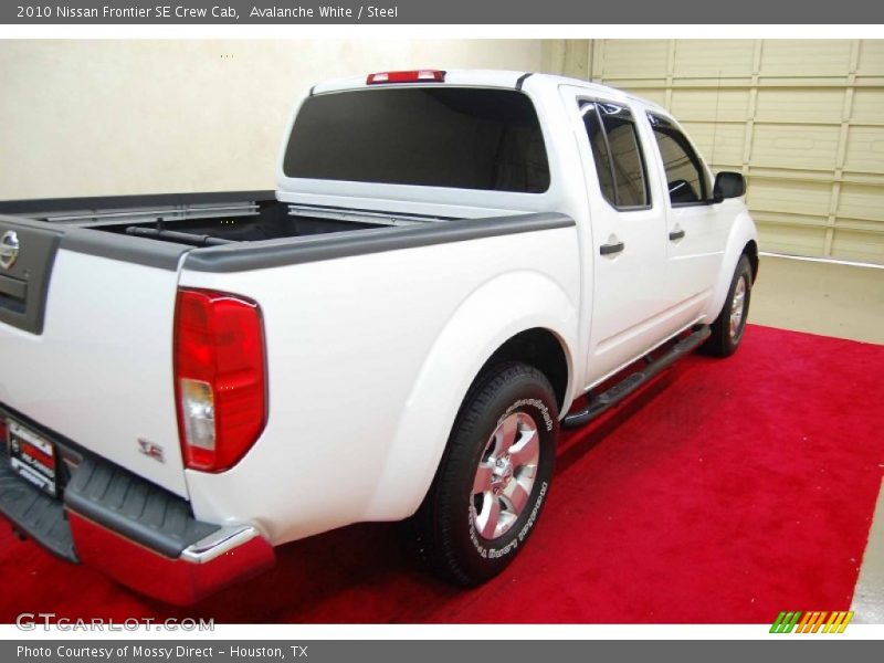 Avalanche White / Steel 2010 Nissan Frontier SE Crew Cab