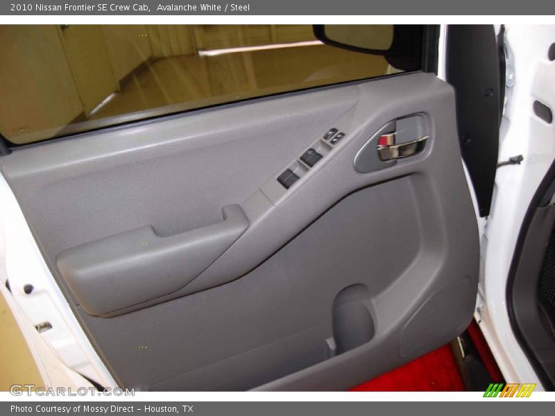 Avalanche White / Steel 2010 Nissan Frontier SE Crew Cab