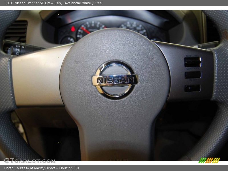 Avalanche White / Steel 2010 Nissan Frontier SE Crew Cab