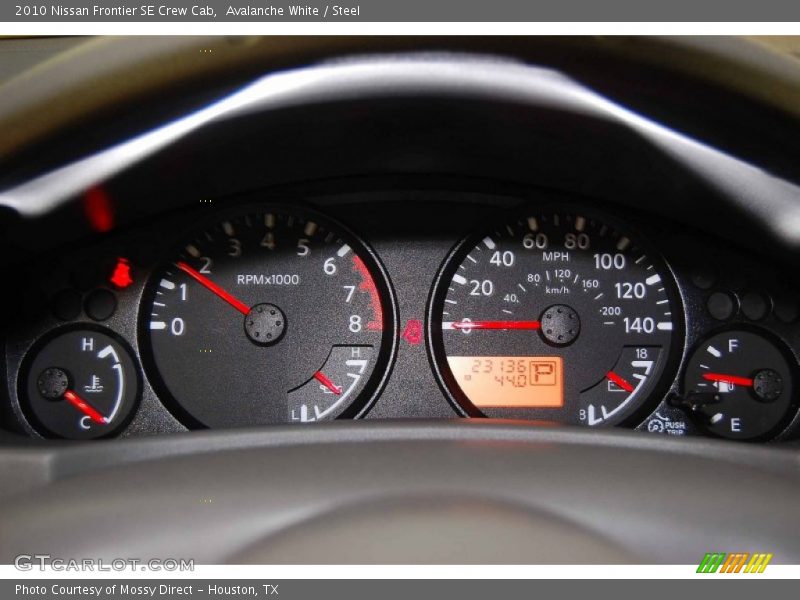 Avalanche White / Steel 2010 Nissan Frontier SE Crew Cab