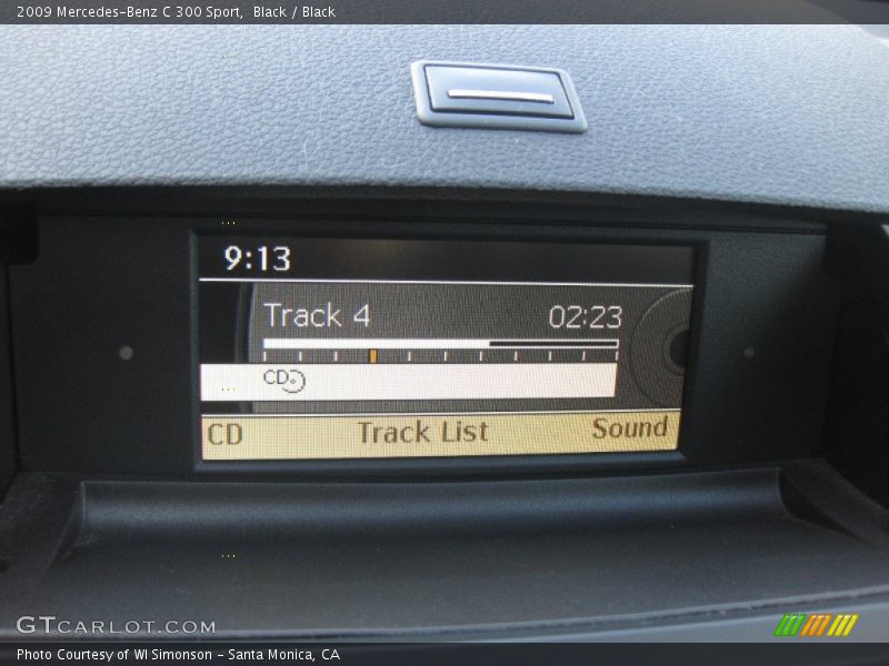 Black / Black 2009 Mercedes-Benz C 300 Sport