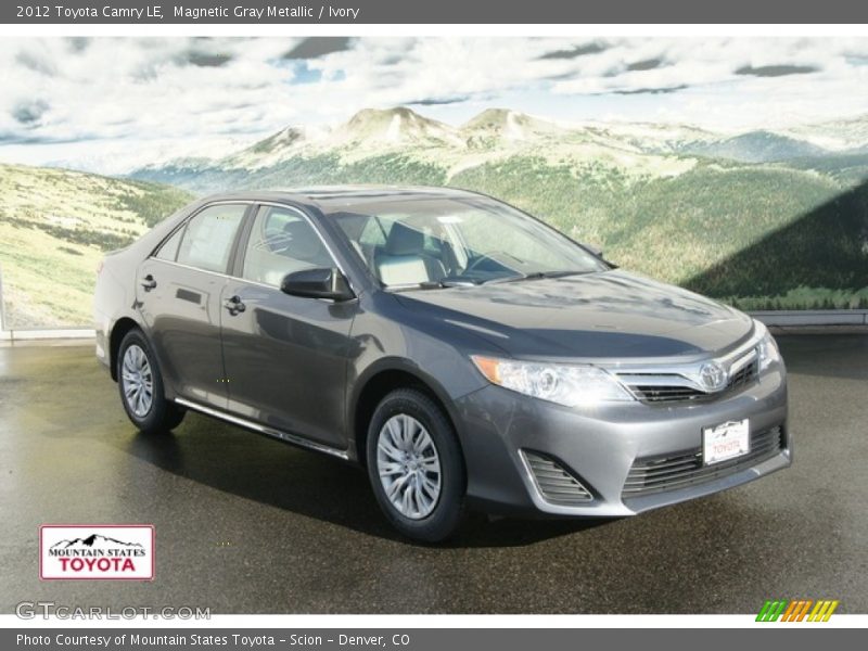 Magnetic Gray Metallic / Ivory 2012 Toyota Camry LE