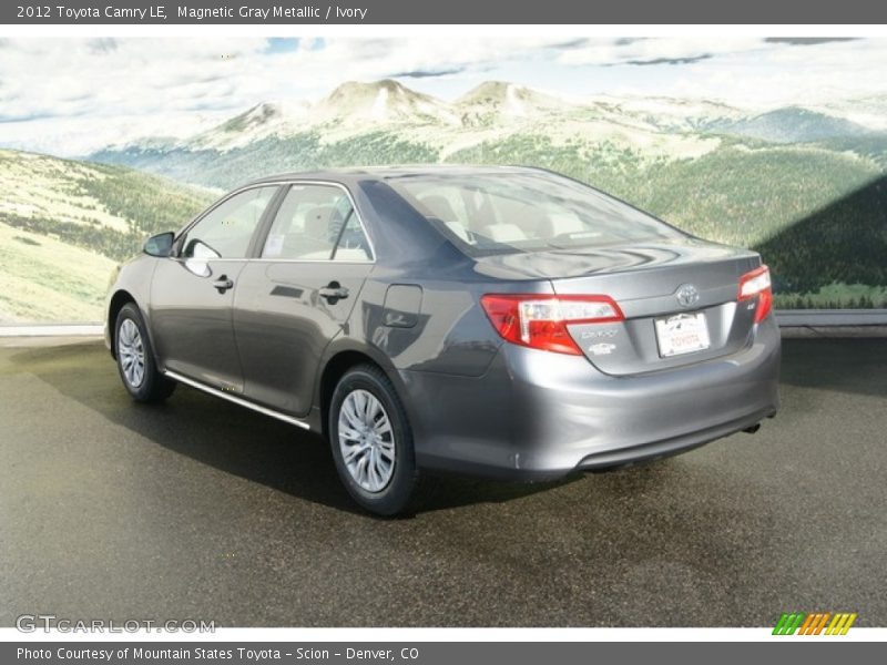Magnetic Gray Metallic / Ivory 2012 Toyota Camry LE