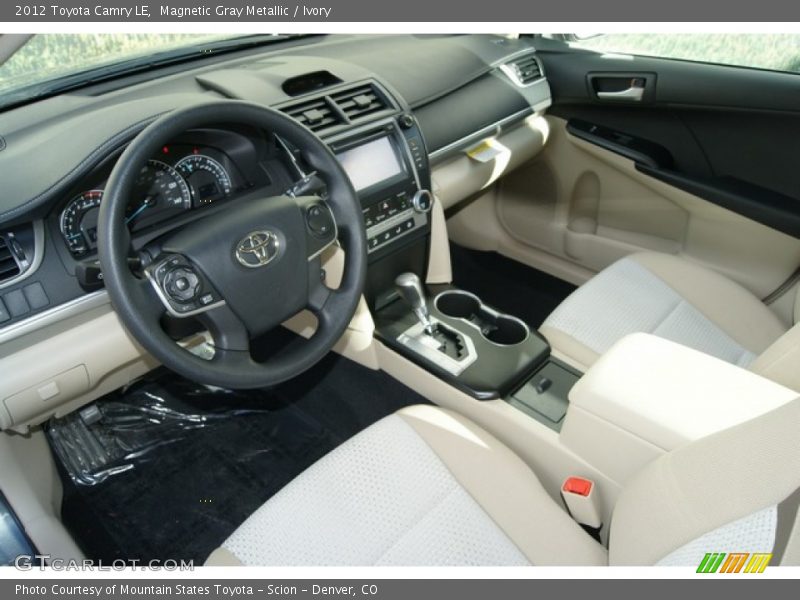 Magnetic Gray Metallic / Ivory 2012 Toyota Camry LE