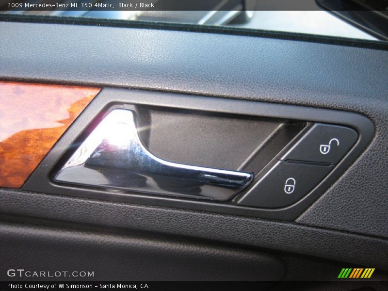 Black / Black 2009 Mercedes-Benz ML 350 4Matic