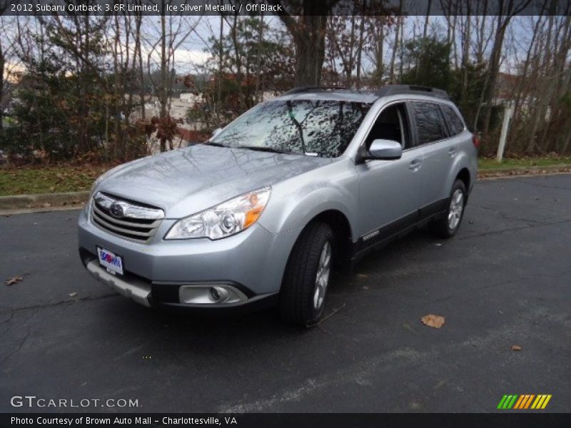 Ice Silver Metallic / Off Black 2012 Subaru Outback 3.6R Limited