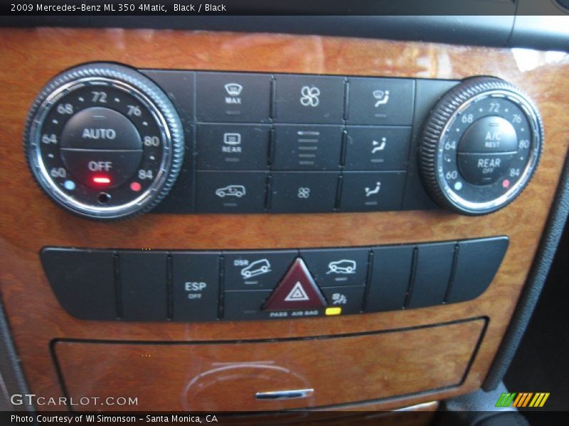 Black / Black 2009 Mercedes-Benz ML 350 4Matic