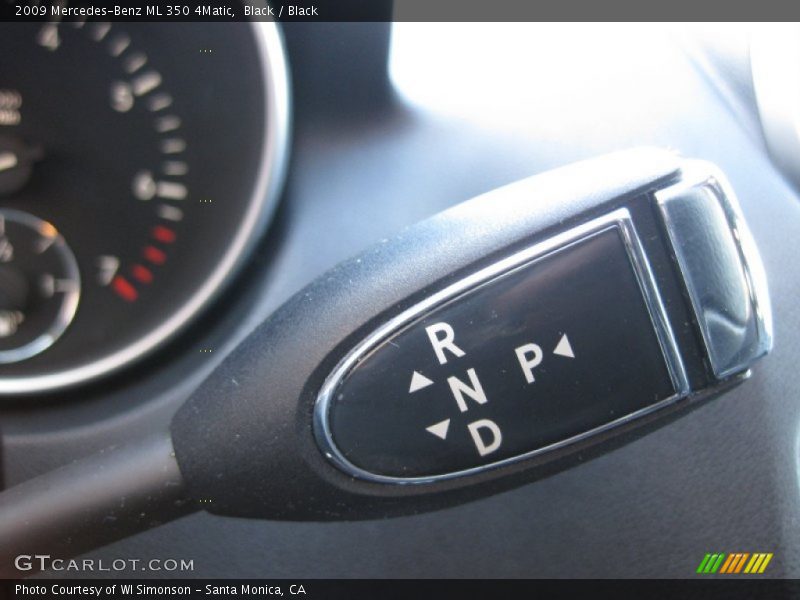 Black / Black 2009 Mercedes-Benz ML 350 4Matic