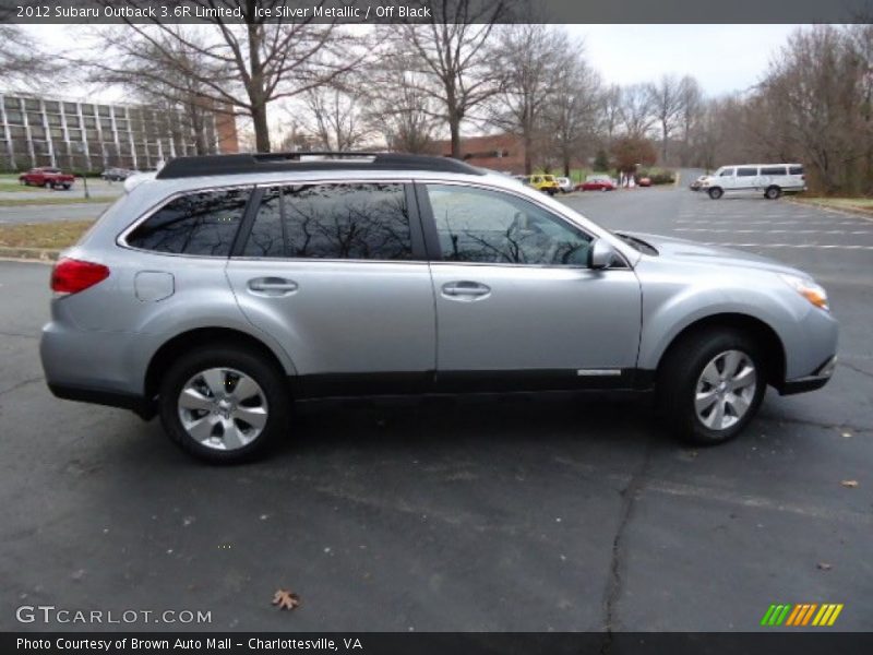 Ice Silver Metallic / Off Black 2012 Subaru Outback 3.6R Limited