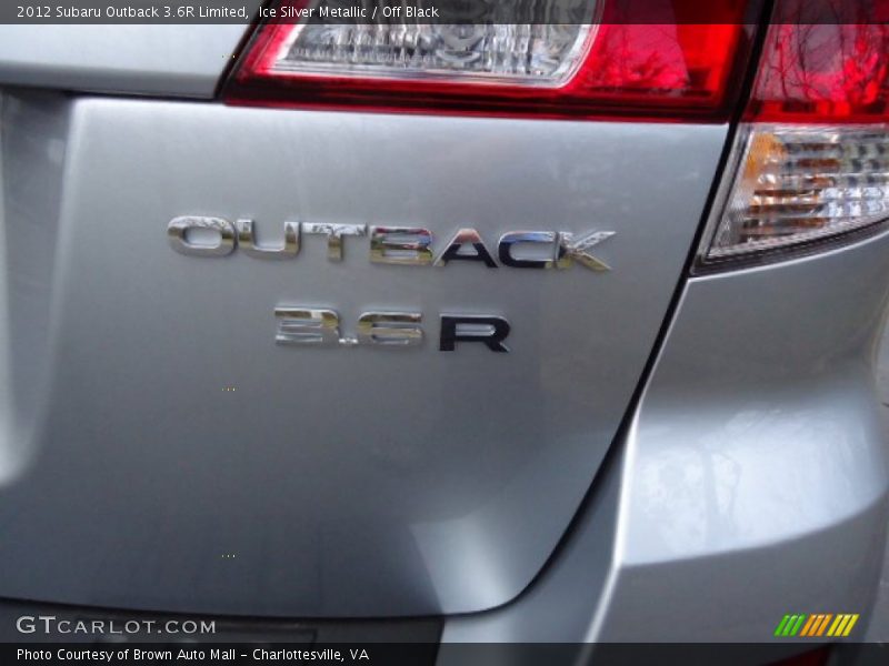 Ice Silver Metallic / Off Black 2012 Subaru Outback 3.6R Limited