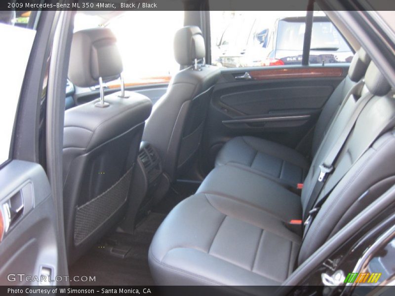 Black / Black 2009 Mercedes-Benz ML 350 4Matic