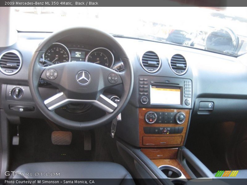 Black / Black 2009 Mercedes-Benz ML 350 4Matic