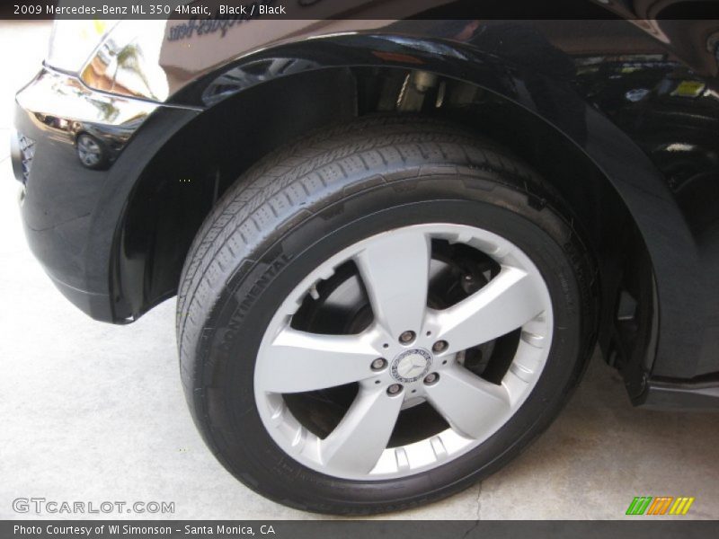 Black / Black 2009 Mercedes-Benz ML 350 4Matic