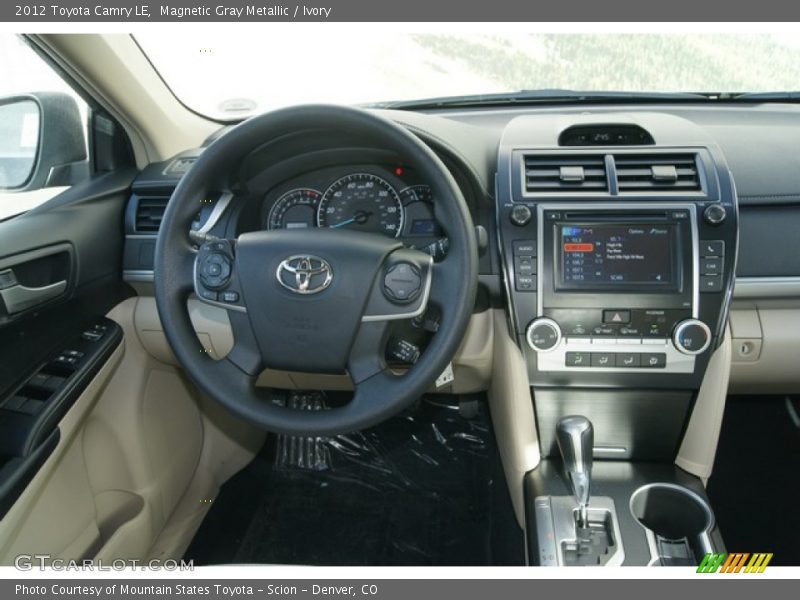 Magnetic Gray Metallic / Ivory 2012 Toyota Camry LE