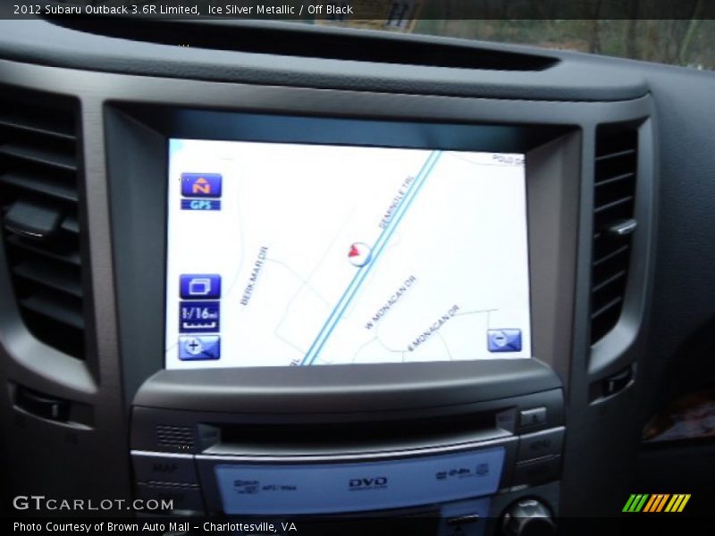 Ice Silver Metallic / Off Black 2012 Subaru Outback 3.6R Limited