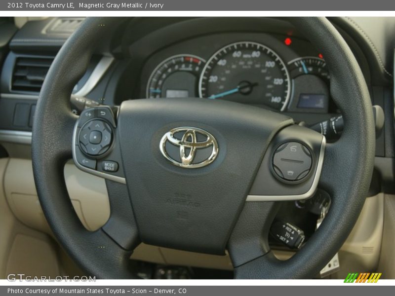 Magnetic Gray Metallic / Ivory 2012 Toyota Camry LE