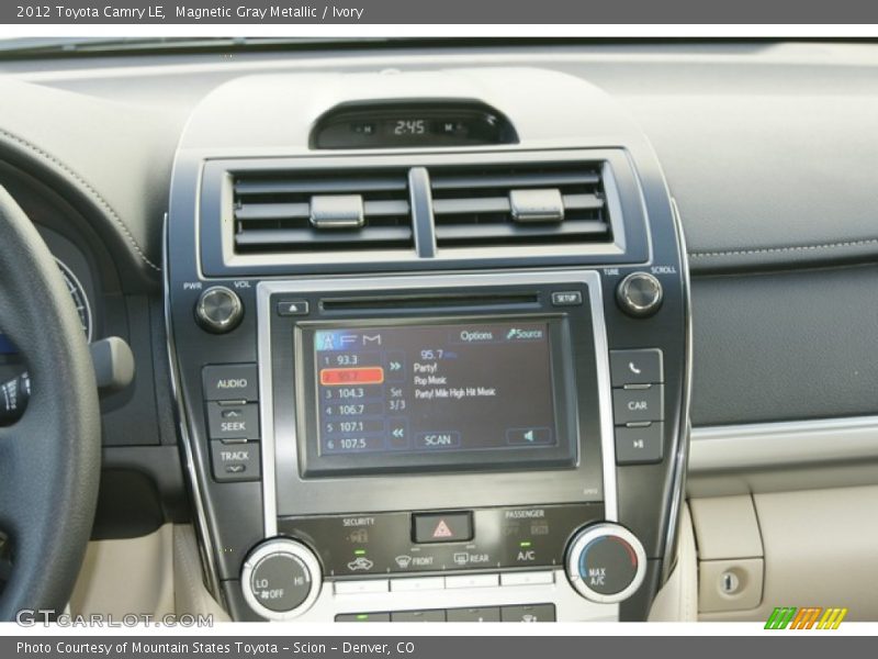 Magnetic Gray Metallic / Ivory 2012 Toyota Camry LE
