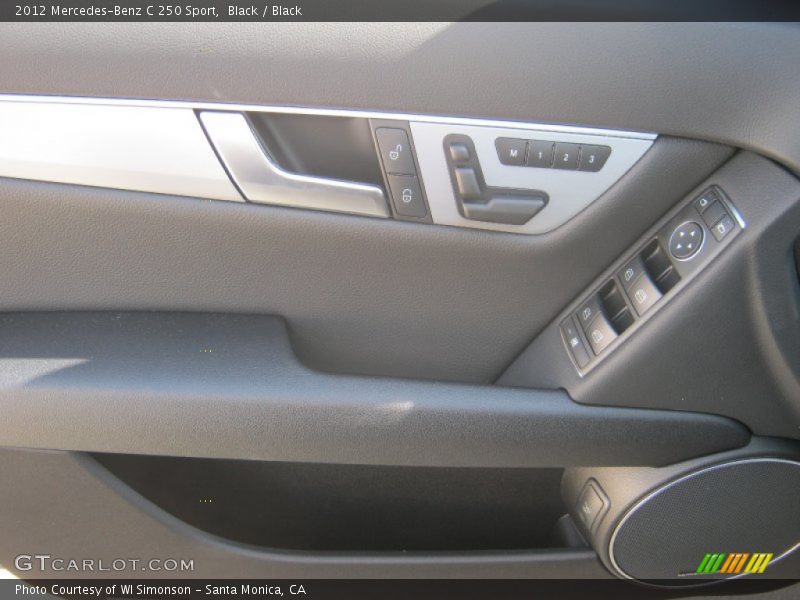 Black / Black 2012 Mercedes-Benz C 250 Sport