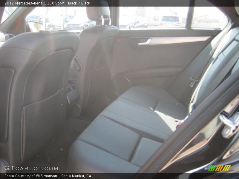 Black / Black 2012 Mercedes-Benz C 250 Sport