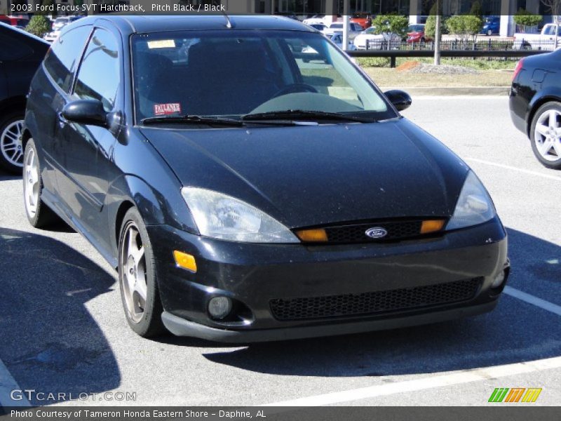 Pitch Black / Black 2003 Ford Focus SVT Hatchback