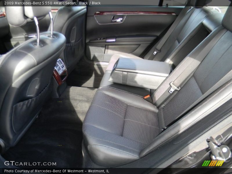 Black / Black 2009 Mercedes-Benz S 550 4Matic Sedan
