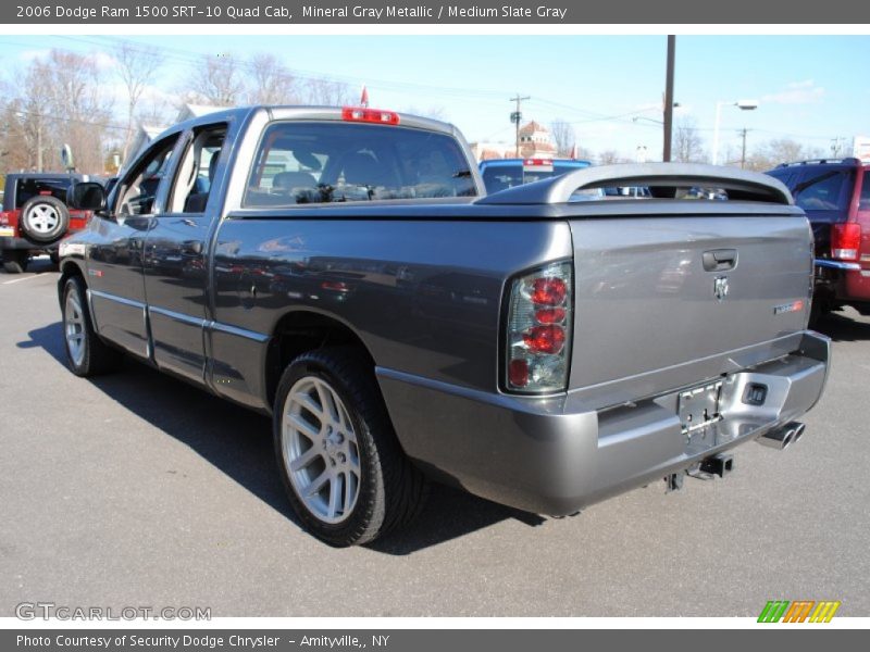Mineral Gray Metallic / Medium Slate Gray 2006 Dodge Ram 1500 SRT-10 Quad Cab