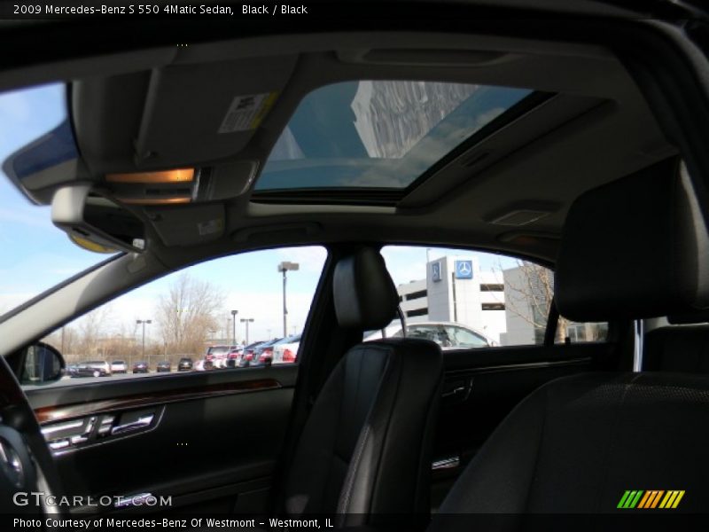 Black / Black 2009 Mercedes-Benz S 550 4Matic Sedan
