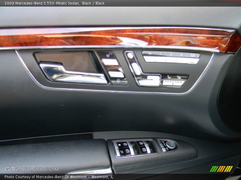 Black / Black 2009 Mercedes-Benz S 550 4Matic Sedan