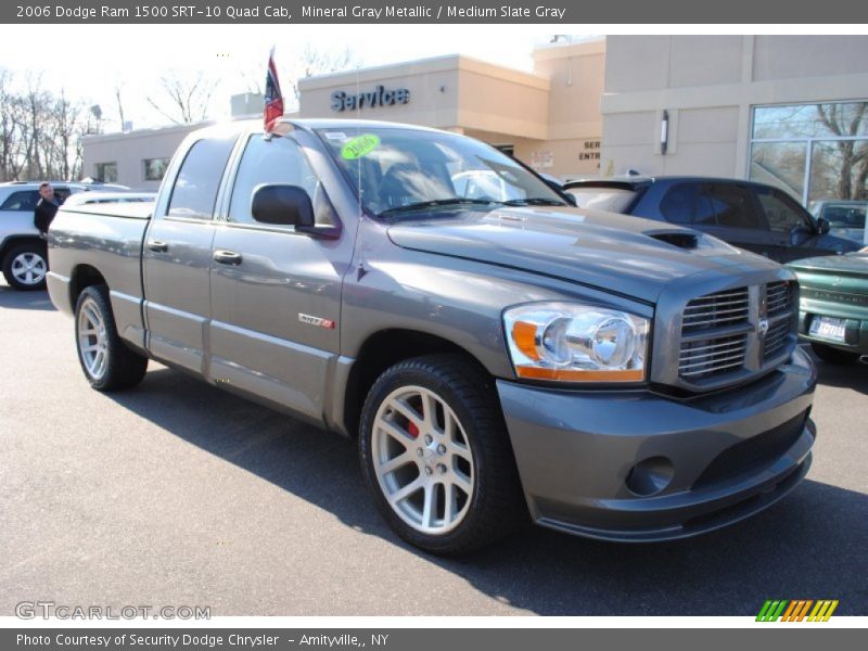 Mineral Gray Metallic / Medium Slate Gray 2006 Dodge Ram 1500 SRT-10 Quad Cab