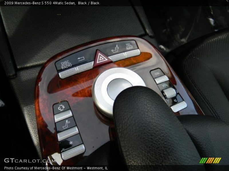 Black / Black 2009 Mercedes-Benz S 550 4Matic Sedan