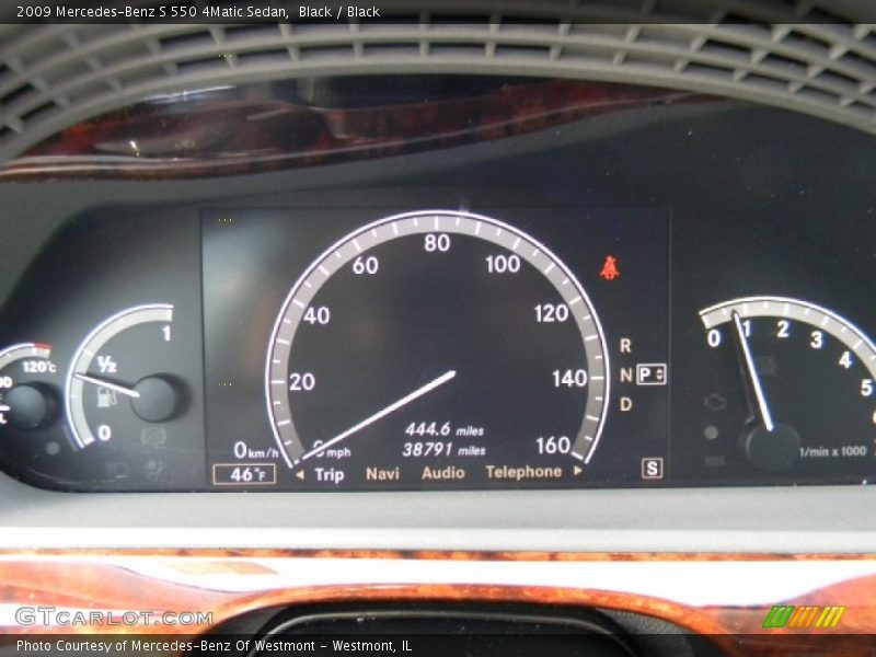 Black / Black 2009 Mercedes-Benz S 550 4Matic Sedan