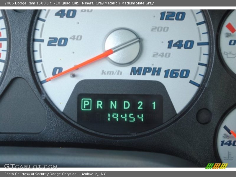 Mineral Gray Metallic / Medium Slate Gray 2006 Dodge Ram 1500 SRT-10 Quad Cab