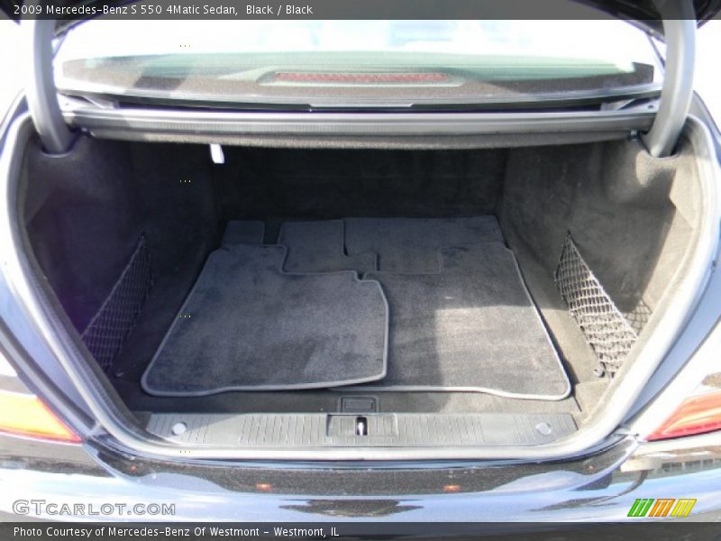 Black / Black 2009 Mercedes-Benz S 550 4Matic Sedan