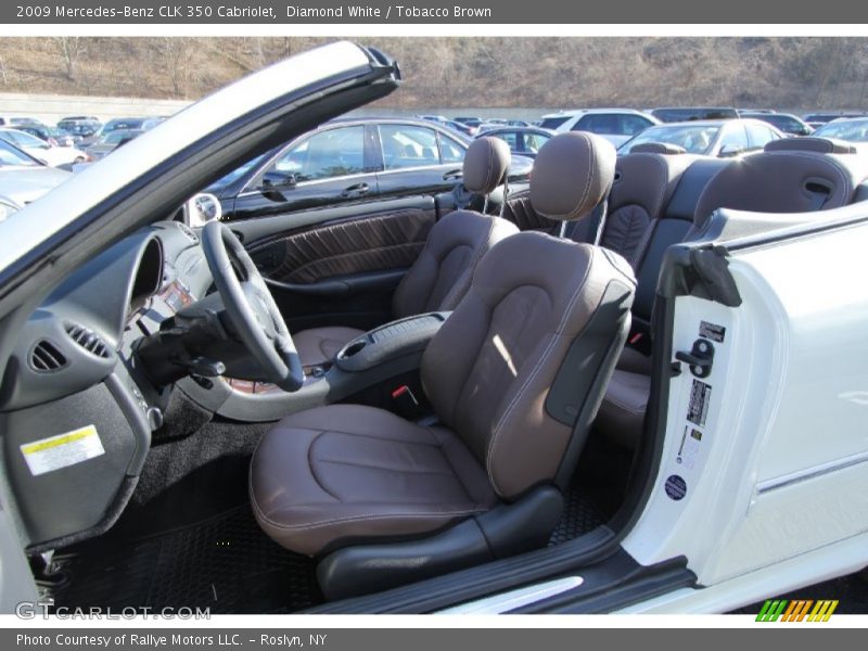  2009 CLK 350 Cabriolet Tobacco Brown Interior