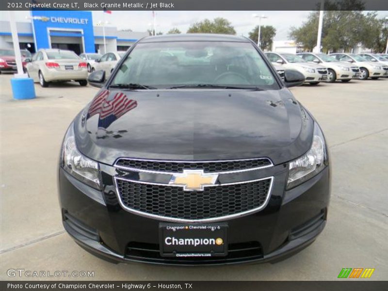 Black Granite Metallic / Jet Black 2012 Chevrolet Cruze LT
