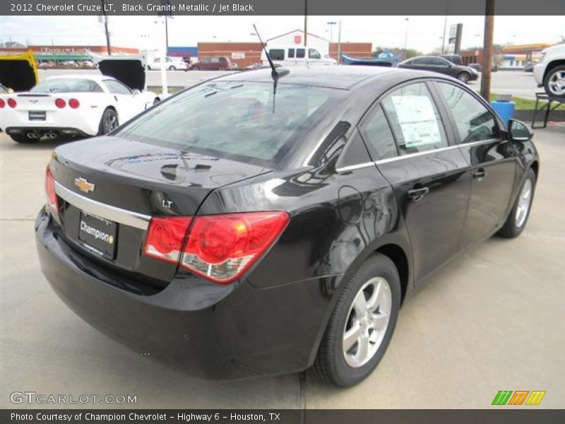 Black Granite Metallic / Jet Black 2012 Chevrolet Cruze LT