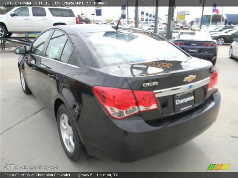 Black Granite Metallic / Jet Black 2012 Chevrolet Cruze LT